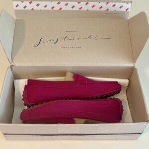 Rothy's The Driver Raspberry Size 8 Worn EUC